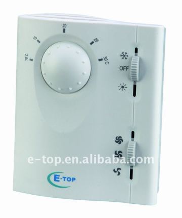 Electric FCU Room Thermostat for Central Air Conditioner