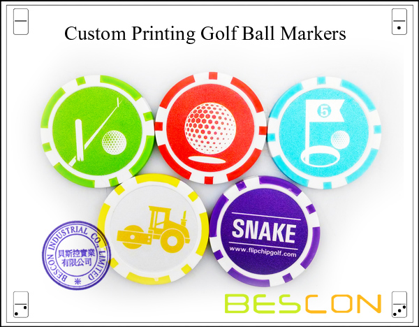 Custom Printing Golf Ball Markers-3