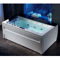 Baignoire à remous en acrylique de luxe avec LED colorée