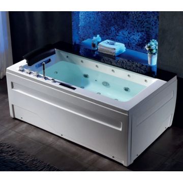 Luxus-Acryl-Whirlpool-Badewanne mit bunter LED