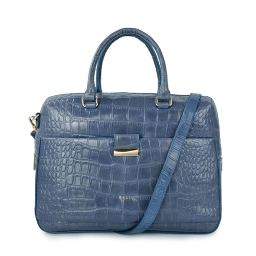 Sac officiel en cuir de crocodile brillant et brillant