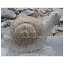 Stone Snail Art Carving