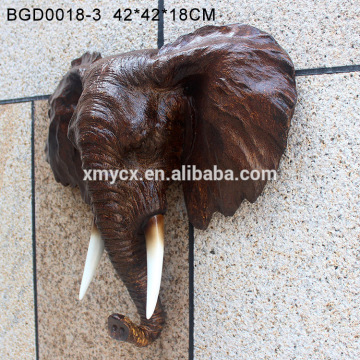 Polyresin wall decoration handmade elephant wall sculpture