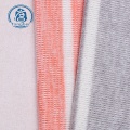 knitted fabric polyester stripe cotton for sweater