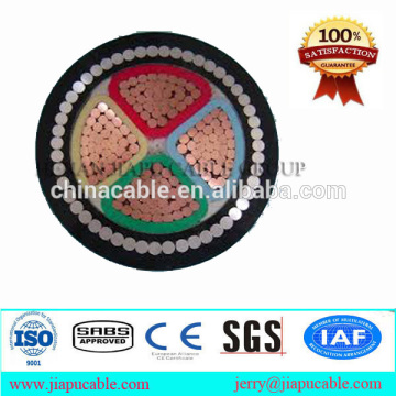 China quality copper 240mm xlpe 4 core armoured cable