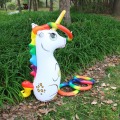 Anak-anak Inflatable Water Sprinkler Unicorn meninju tas