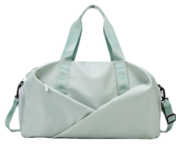 Light Green Oxford Fabric Fitness Travel Bag