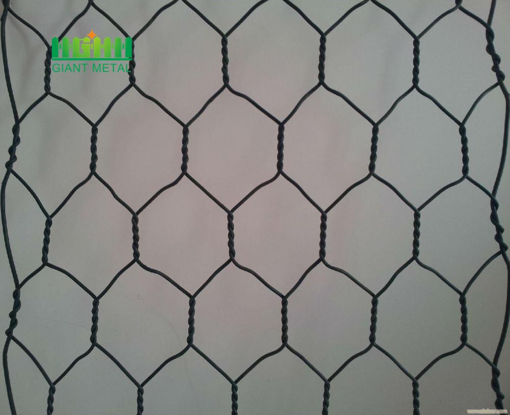 PVC woven mesh gabion baskets