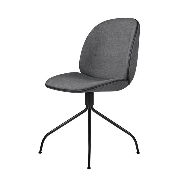 Beetle_Chair_Swivel_Black_Kvadrat_Remix163_Piping_Leather_Black_Front_grande