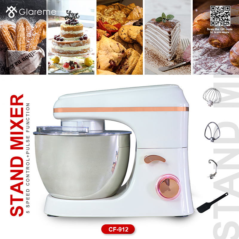 stand mixer with dough hooks