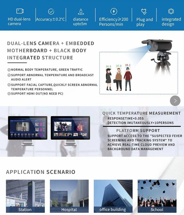 Ai Thermal Face Recognition Thermal Camera Access Control Cameras