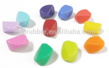 Factory Wholesale fashion silicone teething beads loose