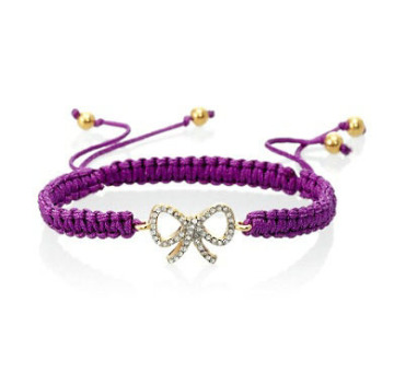 Fashion purple shamballa bracelets wholesale with diamond