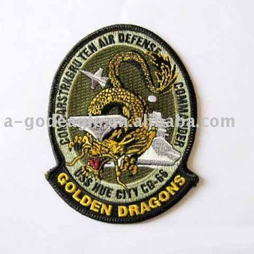 Custom embroidered patch