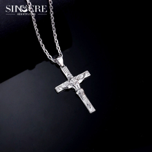 Non-Tarnish 925 Silver Cross Charm Necklaces for Men: Your Stylish Accessory Solution