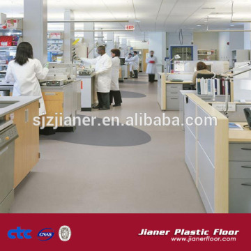 indoor plastic pvc foamed hospital flooring