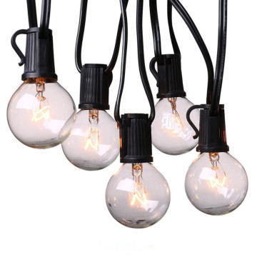 Globe Patio Light String with G40 Incandescent Bulbs