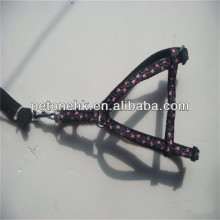 chain leather dog harness