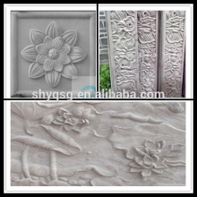 Glassfiber Reinforced Cement Sandstone Effect GRC 3D Wall Panel Cladding