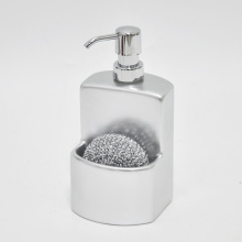 Elegant Kitchen Silver Liquid Soap Dispenser Plastic Pump
