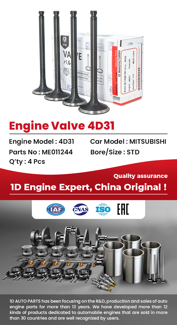 Engine Intake Exhaust Valve 