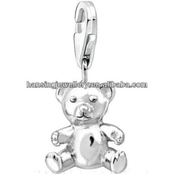 wholesale silver bear pendant