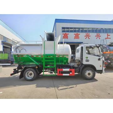 Round tank kitchen Barreled garbage collection truck