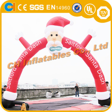 Inflatable santa arch, inflatable red arch, , Christmas inflatable arch, santa arch