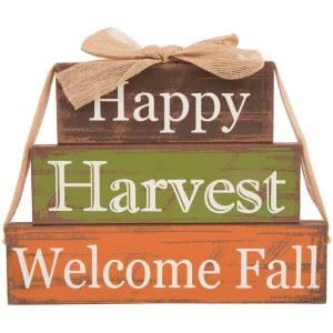 Happy Harvest ยินดีต้อนรับ Fall Decor