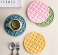 Dostosowane Wafel Silicone Trivet Mats Holders