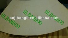 orizontal Natural Bamboo Veneer back with non-woven fabrics