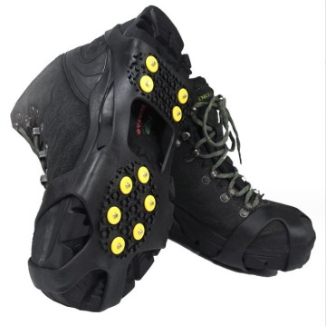 Ice Snow Grips Over Shoe / Boot Traction Cleat / 10 Spikes Anti Slip Footwear