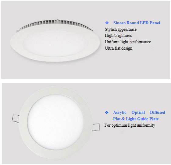 ceiling mounted lamps led panel light 3w 6w 9w 12w 15w 18w 24w ultra slim led penal light