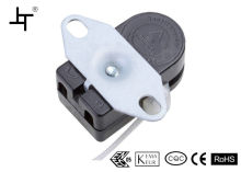 Wall Mounted Single Pole Cord Switch , Bathroom Pull Cord Switches