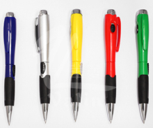 Plastic Pens with Shinning Light Light Pen with Multicolor