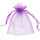 kleurrijke kleine organza sieraden tas