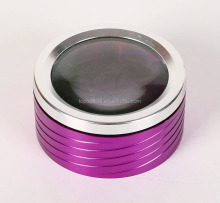 5x LED Lighted Table Magnifying Glass Jar Magnifier for Mobile Phone Screen