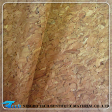 Cork grain synthetic lining material for shoe making