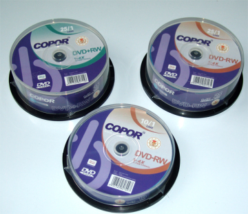 Blank Cdrw/Dvdrw DVD RW/Rewritable CD/Rewritable DVD