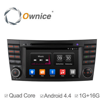 Ownice Quad core android 4.4 car multimedia player for Benz E-Class W211 E200 support mirror link canbus +16G ROM