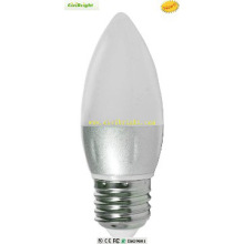 light bulbs led C37  ceramic tailed candle bulbs for chanderlie