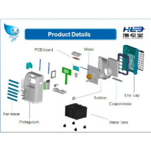 Home electronis mist air conditioner fan 20L water tank