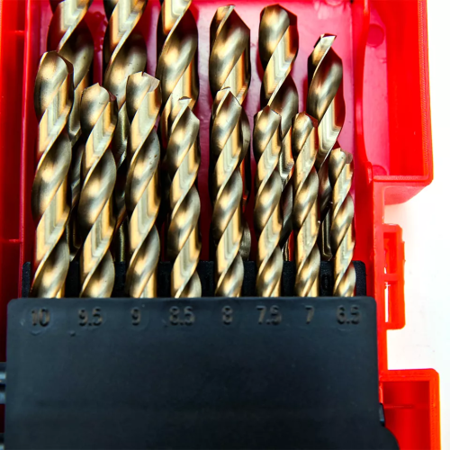 Hot in Amazon 25 PCS HSS M35 5% Twist Power Tool Bit Cobalt Drill Bit ชุดสำหรับโลหะ