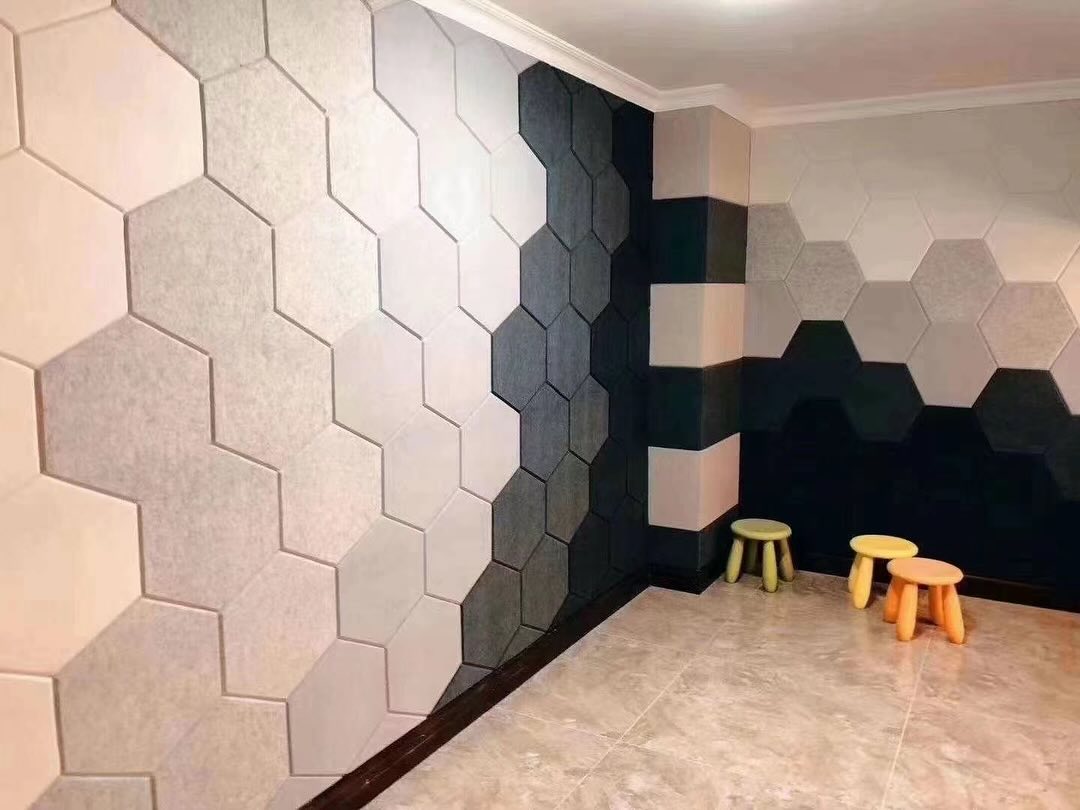 Cinema Soundproof Wall Panels Polyester Fabric Wall Panels
