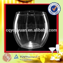 Customized safety thin glass candle jars with boxes