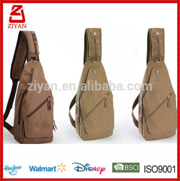 Canvas shoulder backpack sport sling bags sport