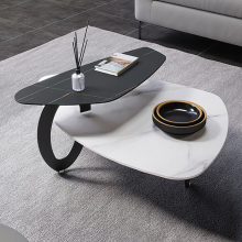 Italian style of sintered stone tea table
