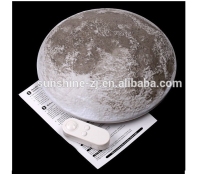 LED Auto Wall Moon Lamp With Remote Control