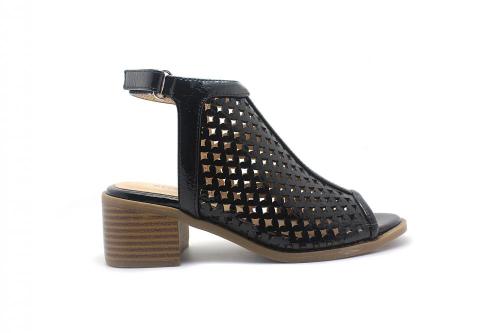 Nuevas sandalias de diseño de Girls Peep-toe Shoe