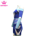 Sublimation printing cheerleading uniform for youth